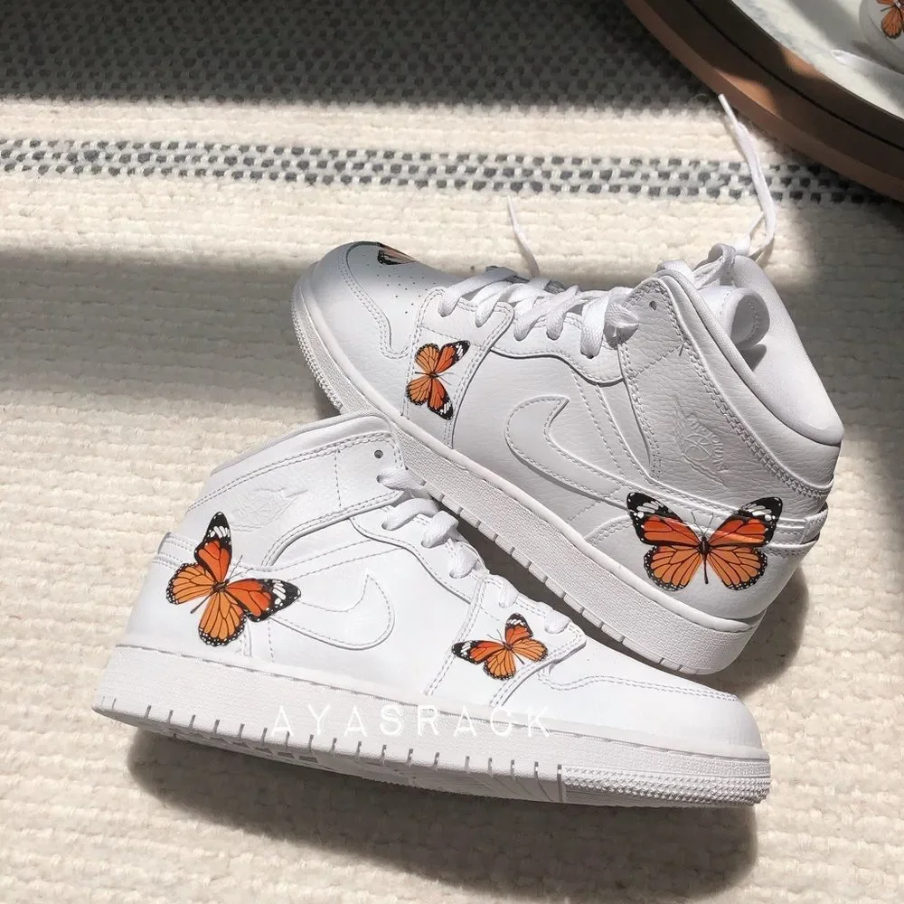 Air jordan custom butterflies - Picture 10 of 11